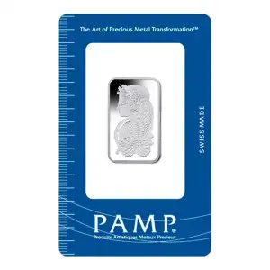 1/2oz PAMP Platinum Bar - Fortuna