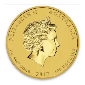 2017 1 oz Australian Perth Mint Gold Lunar II: Year of the Rooster (2)
