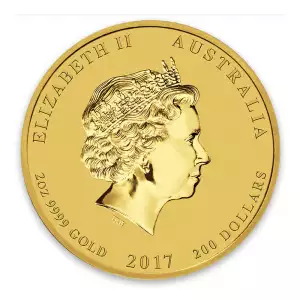 2017 2 oz Australian Perth Mint Gold Lunar II: Year of the Rooster (2)