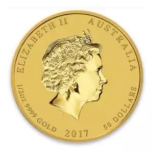 2017 1/2 oz Australian Perth Mint Gold Lunar II: Year of the Rooster (2)
