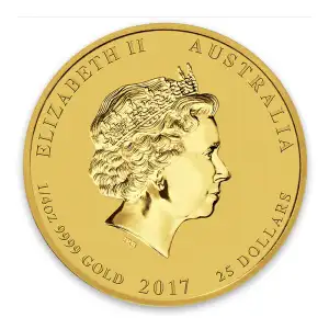 2017 1/4 oz Australian Perth Mint Gold Lunar II: Year of the Rooster (2)