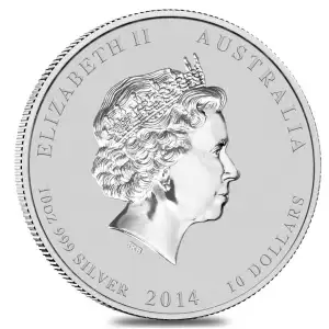 2014 10oz Australian Perth Mint Silver Lunar II: Year of the Horse (2)
