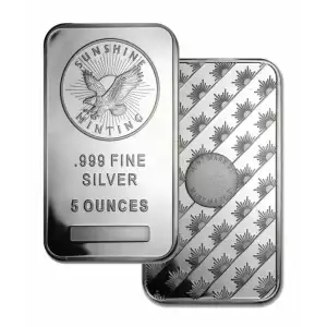 5oz Sunshine Mint Silver BAR