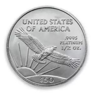 Any Year 1/2 oz American Platinum Eagle (2)