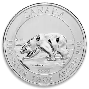 2013 1.5 oz Canadian Silver Wildlife Series - Polar Bear (2)