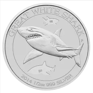 2014 1/2 oz Perth Mint Silver Australian Great White Shark (2)