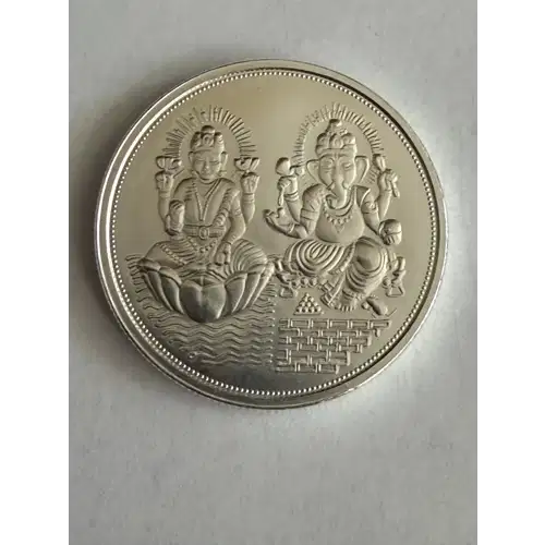 The Bullion Bank Custom Lakshimi 1 oz silver round