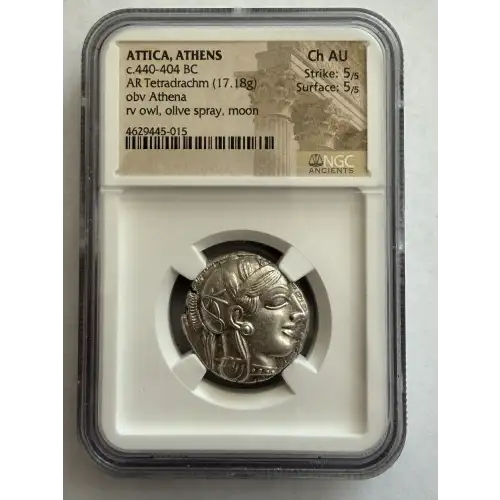 very high grade Athenia Owl CH AU strike 5/5 Surface 5/5 (4)
